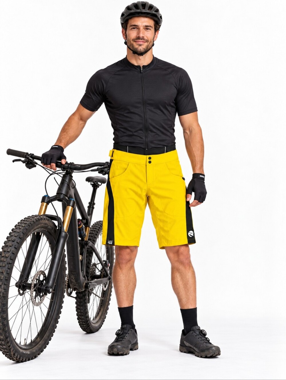 Maloja Men's XL 2 Piece MTB Cycling Shorts Removable Padded Liner NWT